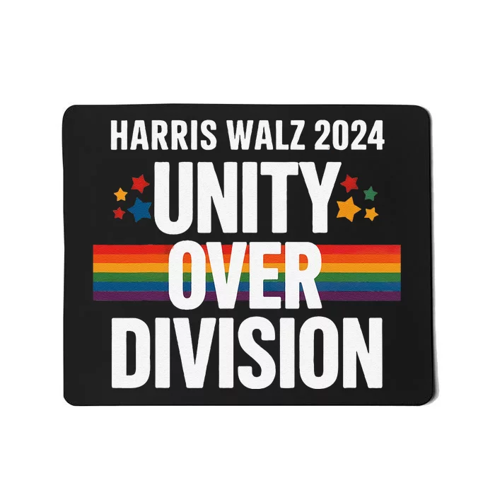 Harris Waltz 2024 Unity Over Division Madam President Mousepad