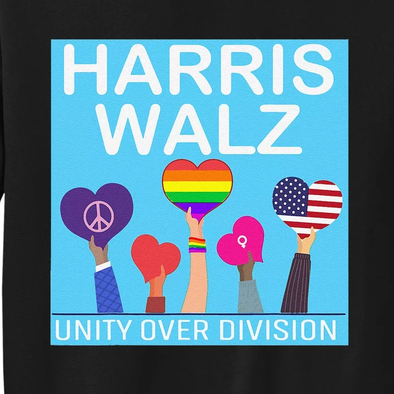 Harris Waltz 2024 Unity Over Division Kamala Harris President Sweatshirt