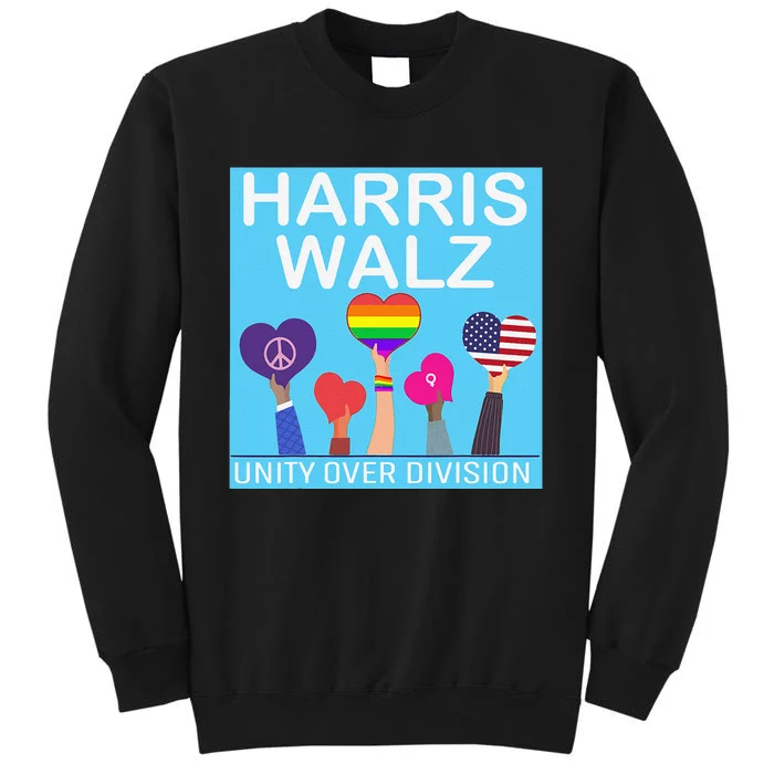 Harris Waltz 2024 Unity Over Division Kamala Harris President Sweatshirt