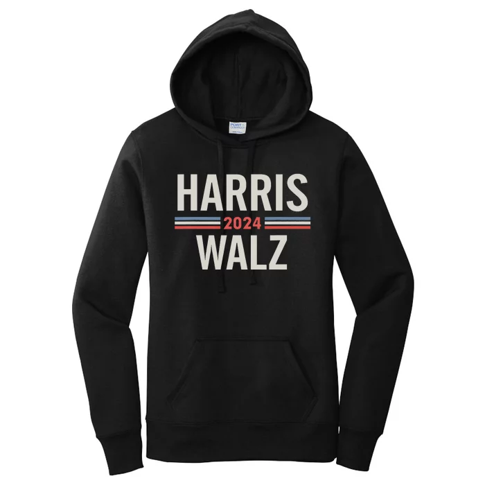 Harris Waltz 2024 Vintage Women's Pullover Hoodie