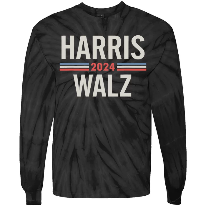 Harris Waltz 2024 Vintage Tie-Dye Long Sleeve Shirt