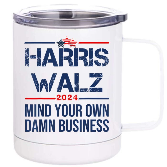 Harris Waltz 2024 Front & Back 12oz Stainless Steel Tumbler Cup