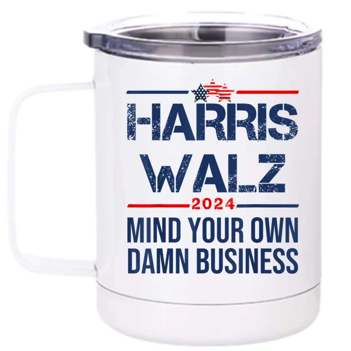 Harris Waltz 2024 Front & Back 12oz Stainless Steel Tumbler Cup