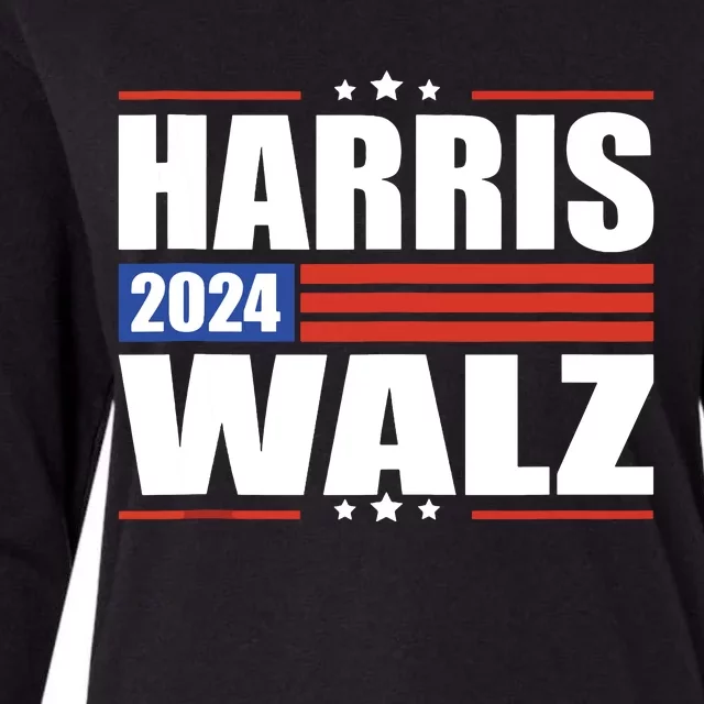 Harris Waltz 2024 Kamala Harris Tim Waltz 2024 Womens Cotton Relaxed Long Sleeve T-Shirt