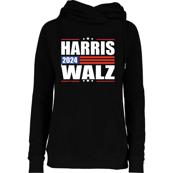 Harris Waltz 2024 Kamala Harris Tim Waltz 2024 Womens Funnel Neck Pullover Hood