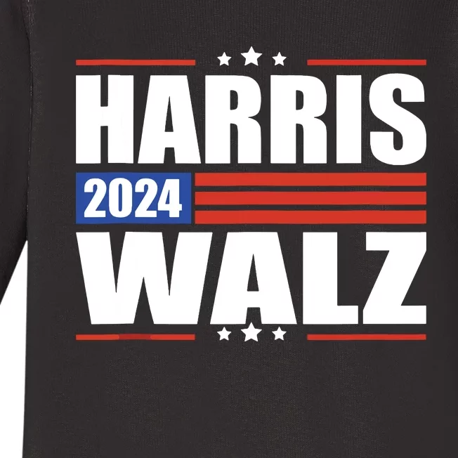 Harris Waltz 2024 Kamala Harris Tim Waltz 2024 Baby Long Sleeve Bodysuit