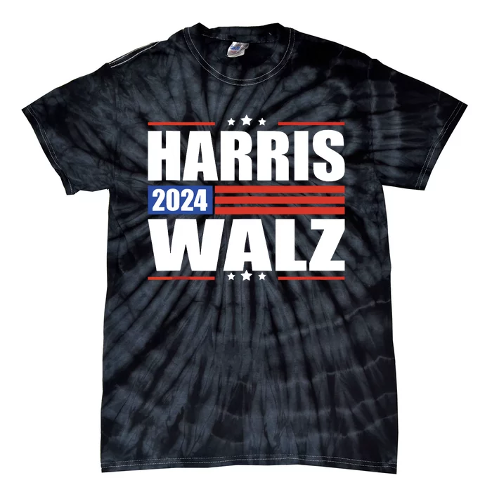 Harris Waltz 2024 Kamala Harris Tim Waltz 2024 Tie-Dye T-Shirt