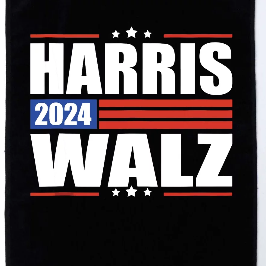 Harris Waltz 2024 Kamala Harris Tim Waltz 2024 Platinum Collection Golf Towel