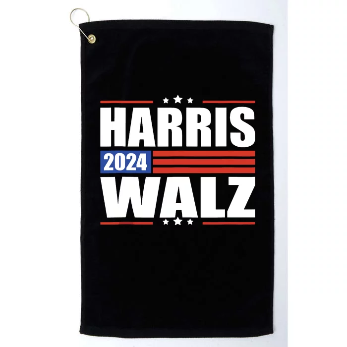 Harris Waltz 2024 Kamala Harris Tim Waltz 2024 Platinum Collection Golf Towel