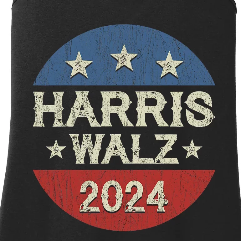 Harris Waltz 2024 Election Kamala Harris Tim Waltz 2024 Ladies Essential Tank