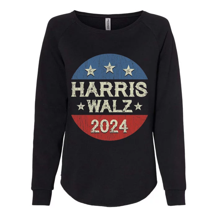 Harris Waltz 2024 Election Kamala Harris Tim Waltz 2024 Womens California Wash Sweatshirt