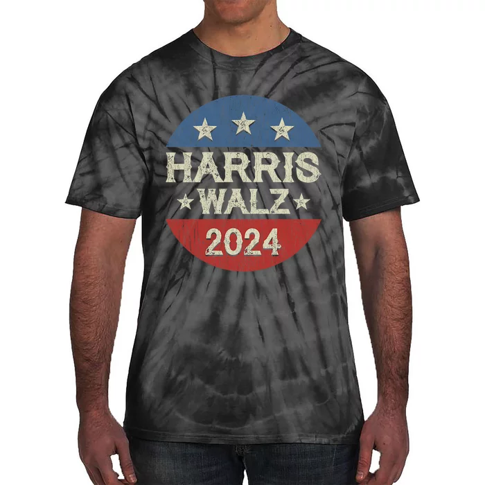 Harris Waltz 2024 Election Kamala Harris Tim Waltz 2024 Tie-Dye T-Shirt