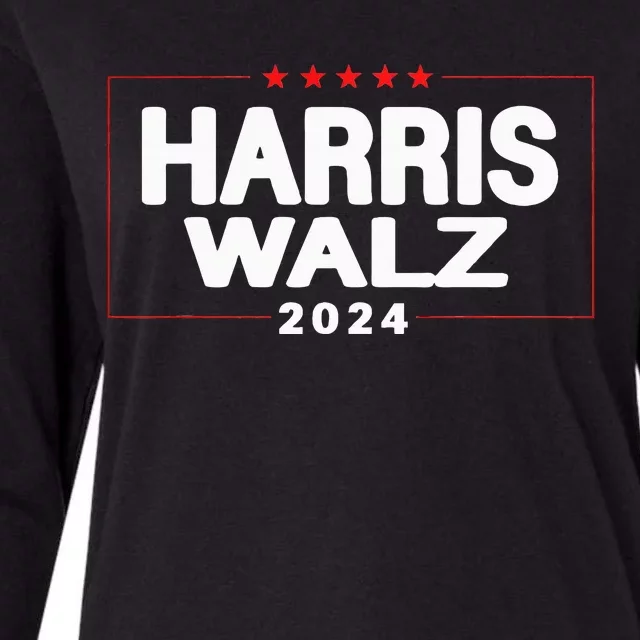 Harris Walz 2024 Vice President Vp Harris 2024 Womens Cotton Relaxed Long Sleeve T-Shirt