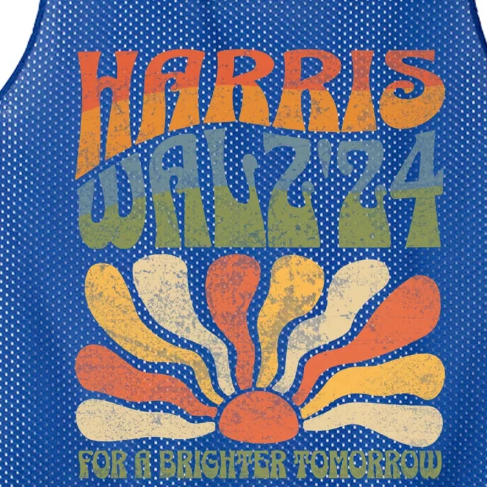 Harris Waltz 2024 Election Kamala Harris Tim Waltz 2024 Funny Gift Mesh Reversible Basketball Jersey Tank