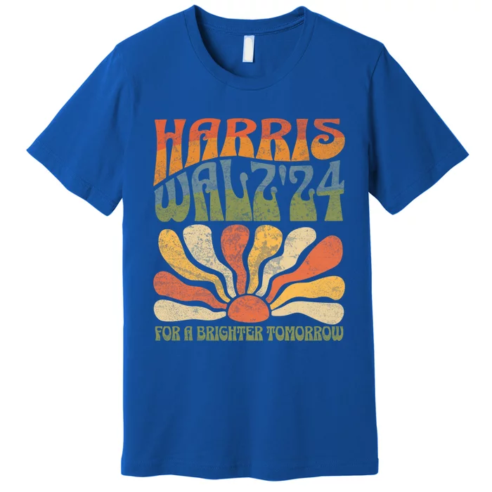 Harris Waltz 2024 Election Kamala Harris Tim Waltz 2024 Funny Gift Premium T-Shirt