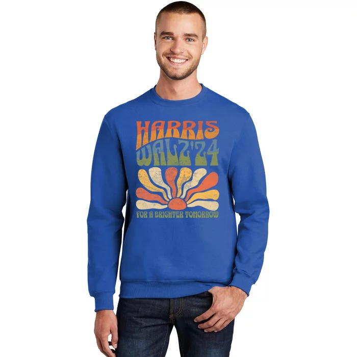 Harris Waltz 2024 Election Kamala Harris Tim Waltz 2024 Funny Gift Tall Sweatshirt