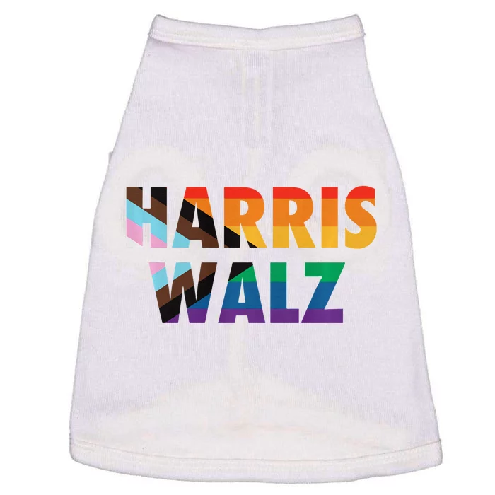 Harris Walz 2024 Harris Walz Lgbtq Pride Doggie Tank