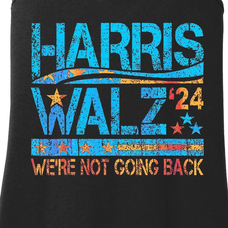 Harris Waltz 2024 Election Kamala Harris Tim Waltz 2024 Ladies Essential Tank