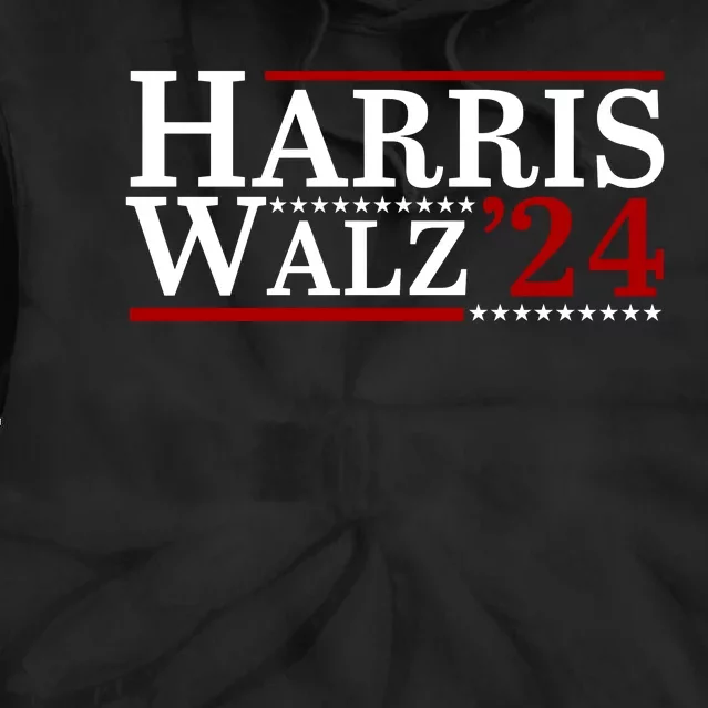 Harris Walz 2024 Kamala Harris Tim Walz For Vp Tie Dye Hoodie