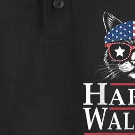 Harris Walz 2024 Funny Cat Ladies Election Kamala Harris Tim Waltz Dry Zone Grid Performance Polo