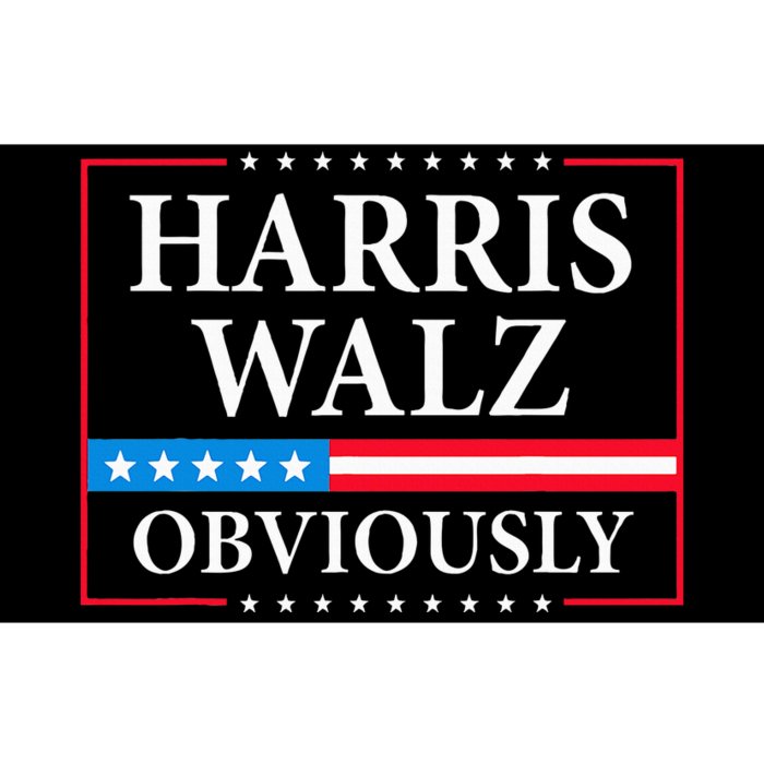 Harris Waltz 2024 Obviously Kamala Harris Tim Walz 2024 Bumper Sticker