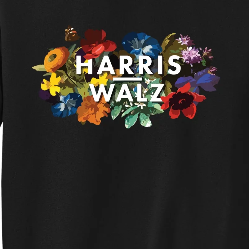 Harris Walz 2024 Floral Feminine Women Harris Waltz 2024 Sweatshirt