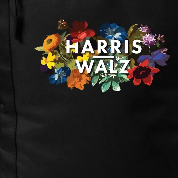 Harris Walz 2024 Floral Feminine Women Harris Waltz 2024 Daily Commute Backpack