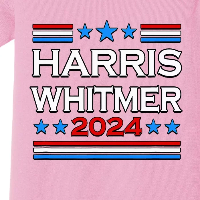 Harris Whitmer 2024 For President Baby Bodysuit