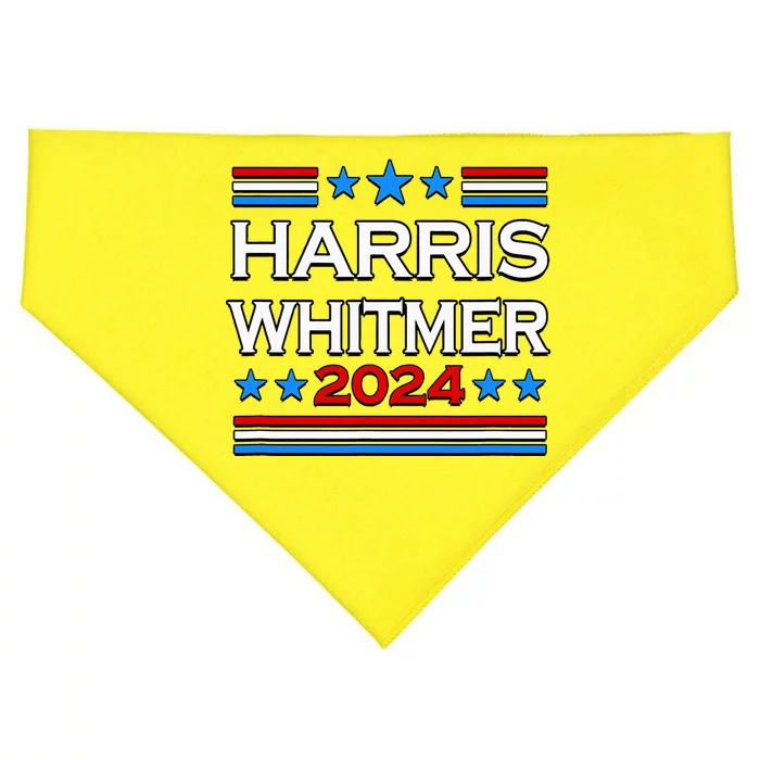 Harris Whitmer 2024 For President USA-Made Doggie Bandana