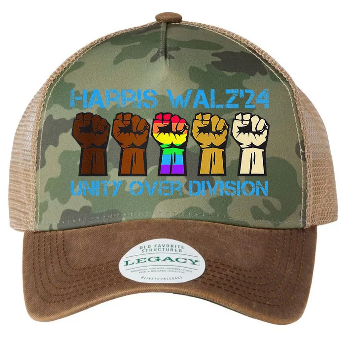 Harris Waltz 2024 Election Harris Waltz Unity Over Division Legacy Tie Dye Trucker Hat