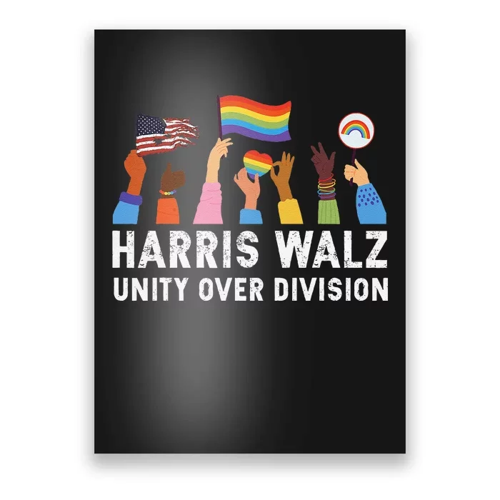 Harris Waltz 2024 Unity Over Division Poster