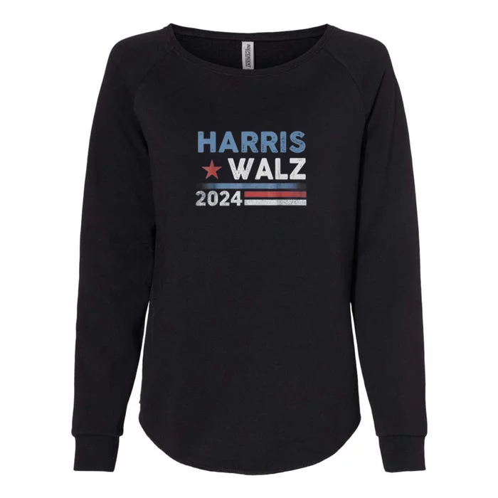 Harris Waltz 2024 Election Kamala Harris Tim Waltz 2024 Womens California Wash Sweatshirt