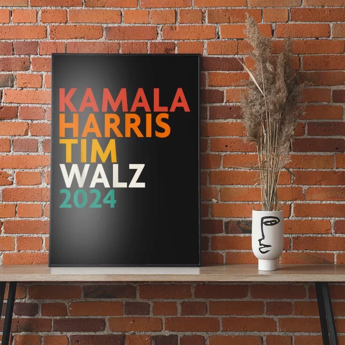 Harris Waltz 2024 Kamala Harris Tim Waltz 2024 Poster