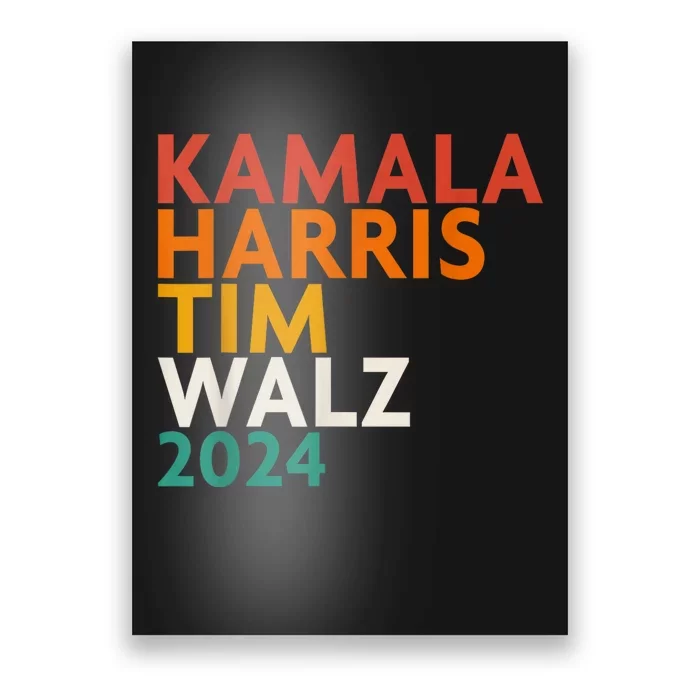 Harris Waltz 2024 Kamala Harris Tim Waltz 2024 Poster