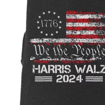 Harris Waltz 2024 Election Kamala Harris Tim Waltz 2024 Doggie 3-End Fleece Hoodie