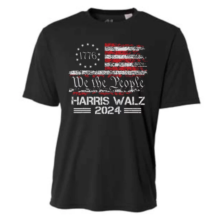 Harris Waltz 2024 Election Kamala Harris Tim Waltz 2024 Cooling Performance Crew T-Shirt