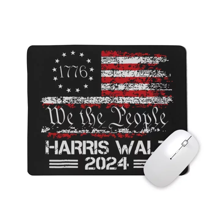 Harris Waltz 2024 Election Kamala Harris Tim Waltz 2024 Mousepad