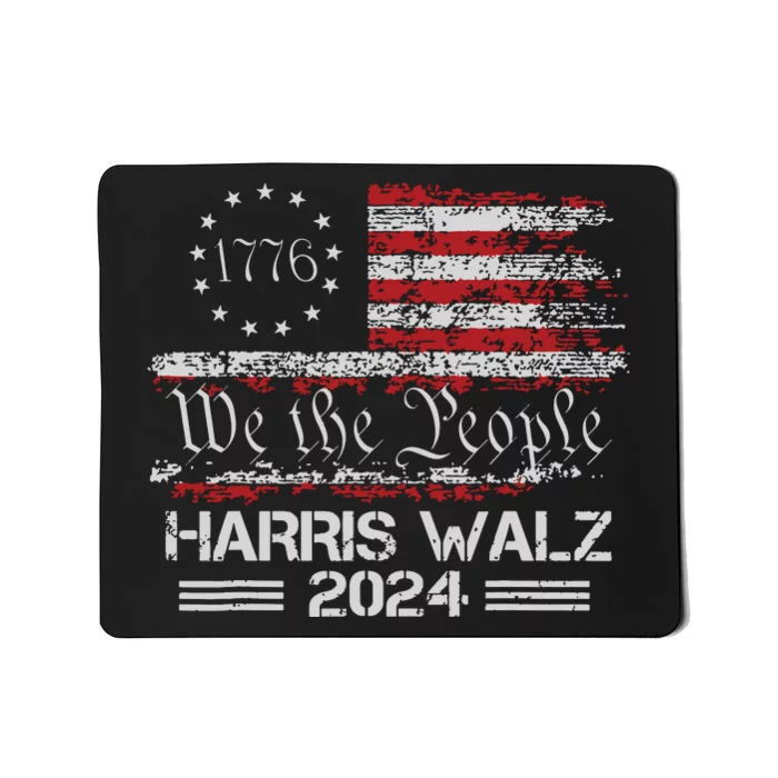 Harris Waltz 2024 Election Kamala Harris Tim Waltz 2024 Mousepad