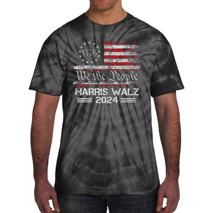 Harris Waltz 2024 Election Kamala Harris Tim Waltz 2024 Tie-Dye T-Shirt