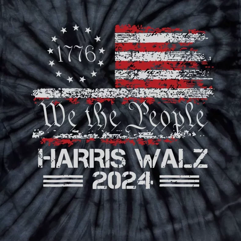 Harris Waltz 2024 Election Kamala Harris Tim Waltz 2024 Tie-Dye T-Shirt