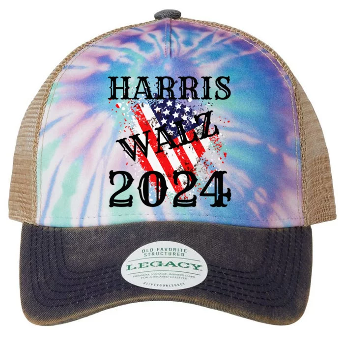 Harris Waltz 2024 Legacy Tie Dye Trucker Hat