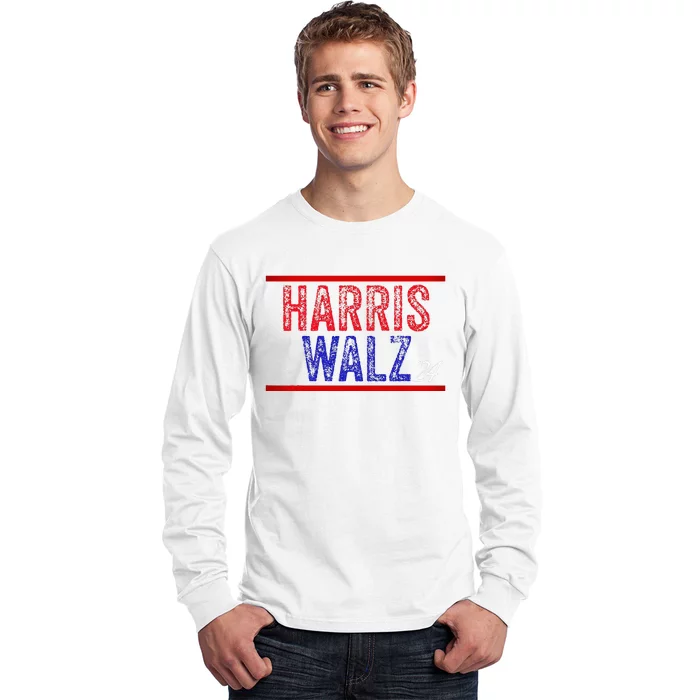 Harris Waltz 2024  Kamala Harris Tim Waltz 2024 Long Sleeve Shirt