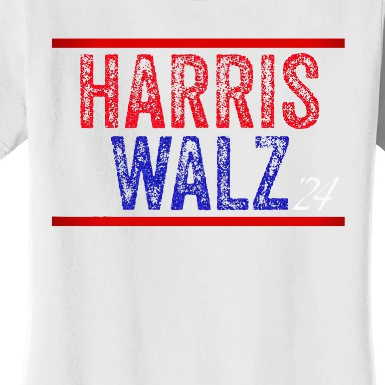 Harris Waltz 2024  Kamala Harris Tim Waltz 2024 Women's T-Shirt