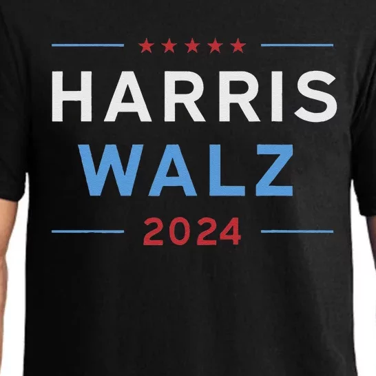 Harris Walz 2024 President Vp Kamala Harris Tim Walz Waltz Pajama Set