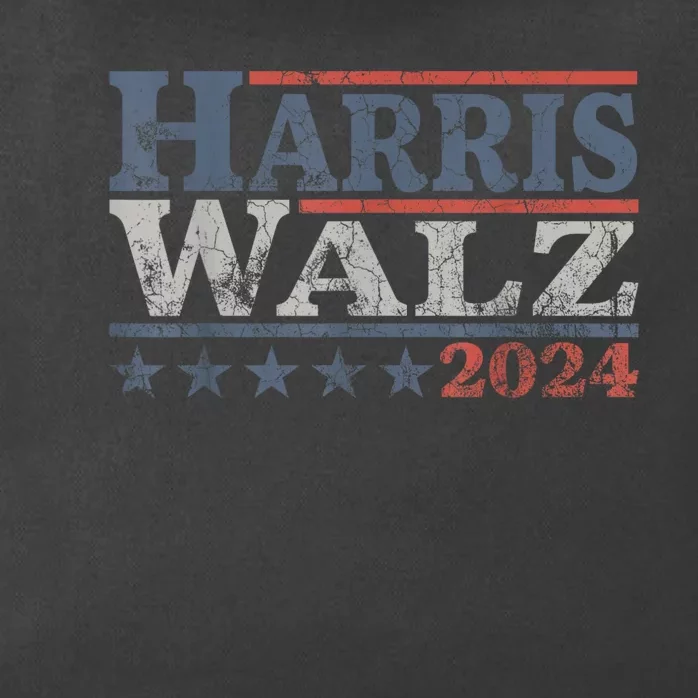 Harris Waltz 2024 Election Kamala Harris Tim Waltz 2024 Zip Tote Bag