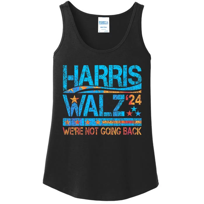 Harris Waltz 2024 Election Kamala Harris Tim Waltz 2024 Ladies Essential Tank