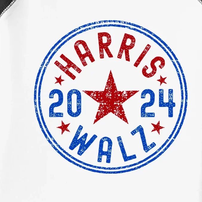 Harris Walz 2024 Election Kamala Harris Tim Waltz 2024 Infant Baby Jersey Bodysuit