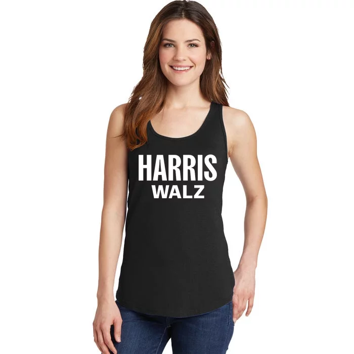 Harris Walz 20224 Kamala Harris And Tim Walz Ladies Essential Tank