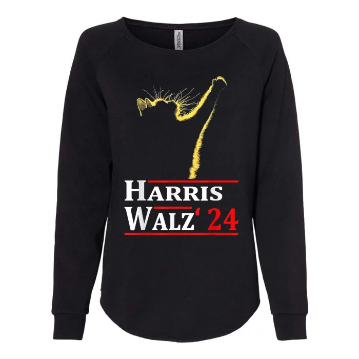 Harris Waltz 2024 Cat Womens California Wash Sweatshirt