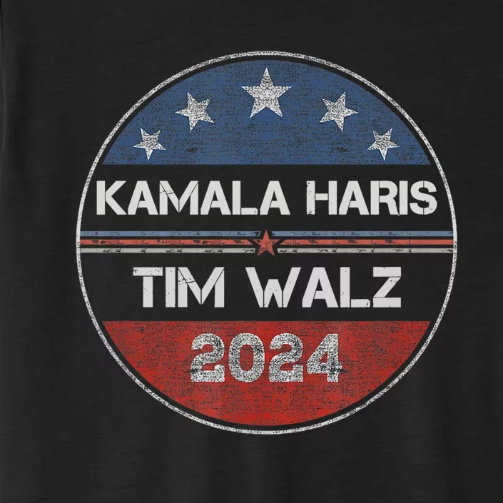 Harris Walz 2024 For President Patriotic Kamala Waltz 2024 ChromaSoft Performance T-Shirt